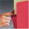 A Picture of product SMD-74231 Smead™ Colored File Pockets 3.5" Expansion, Legal Size, Red