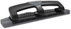 A Picture of product SWI-74134 Swingline® SmartTouch™ Three-Hole Punch,  9/32" Holes, Black/Gray