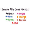 A Picture of product SAN-22478 Sharpie® Flip Chart® Marker,  Bullet Tip, Eight Colors, 8/Set