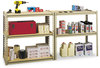 A Picture of product TNN-LSS361872 Tennsco Stur-D-Stor Shelving,  Five-Shelf, 36w x 18d x 72h, Sand