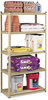 A Picture of product TNN-LSS361872 Tennsco Stur-D-Stor Shelving,  Five-Shelf, 36w x 18d x 72h, Sand