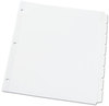 A Picture of product UNV-20818 Universal® Deluxe Write-On/Erasable Tab Index 8-Tab, 11 x 8.5, White, Tabs, 1 Set