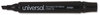 A Picture of product UNV-07051 Universal™ Chisel Tip Permanent Marker Broad Black, Dozen