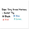 A Picture of product SAN-82001 EXPO® Low-Odor Dry-Erase Marker,  Bullet Tip, Black, Dozen