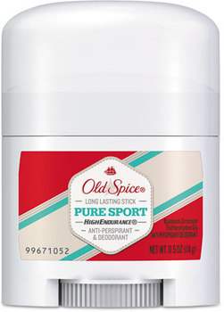 Old Spice® High Endurance Anti-Perspirant & Deodorant,  Pure Sport, 0.5oz Stick, 24/Carton