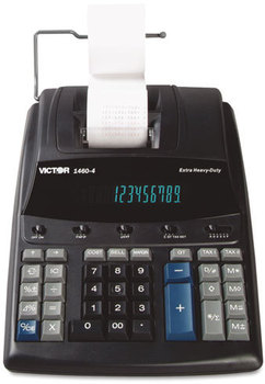 Victor® 1460-4 Extra Heavy-Duty Commercial Printing Calculator,  Black/Red Print, 4.6 Lines/Sec