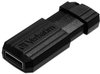 A Picture of product VER-49063 Verbatim® PinStripe USB Flash Drive. 16 GB. Black.