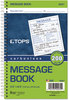 A Picture of product TOP-4007 TOPS™ Spiralbound Message Book,  4 1/4 x 5, Carbonless Duplicate, 200 Sets/Book