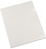 A Picture of product UNV-81525 Universal® Project Folders Letter Size, Clear, 25/Pack