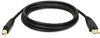 A Picture of product TRP-U022015 Tripp Lite USB 2.0 Gold Cable,  A/B Gold, 15 ft, Black