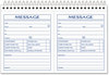 A Picture of product TOP-4002 TOPS™ Spiralbound Message Book,  2 3/4 x 5, Two-Part Carbonless, 200/Book