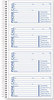 A Picture of product TOP-4002 TOPS™ Spiralbound Message Book,  2 3/4 x 5, Two-Part Carbonless, 200/Book