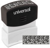 A Picture of product UNV-10136 Universal® Security Stamp Obscures Area 1.69 x 0.56, Black