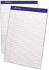 A Picture of product TOP-20320 Ampad® Perforated Writing Pads,  8 1/2 x 11 3/4, White, 50 Sheets, Dozen.