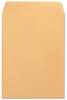 A Picture of product UNV-41105 Universal® Catalog Envelope 24 lb Bond Weight Paper, #10 1/2, Square Flap, Gummed Closure, 9 x 12, Brown Kraft, 250/Box