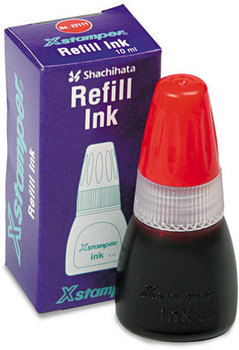Xstamper® Refill Ink,  10ml-Bottle, Red