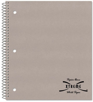 National® Single-Subject Wirebound Notebooks,  College/Margin Rule, 11 x 8 7/8, White, 100 Sheets