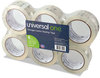 A Picture of product UNV-33100 Universal® Heavy-Duty Acrylic Box Sealing Tape 3" Core, 1.88" x 54.6 yds, Clear, 6/Pack