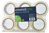A Picture of product UNV-33100 Universal® Heavy-Duty Acrylic Box Sealing Tape 3" Core, 1.88" x 54.6 yds, Clear, 6/Pack