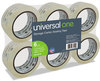 A Picture of product UNV-33100 Universal® Heavy-Duty Acrylic Box Sealing Tape 3" Core, 1.88" x 54.6 yds, Clear, 6/Pack