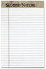 A Picture of product TOP-74830 TOPS™ Second Nature® Recycled Ruled Pads,  Lgl/Margin Rule, 5 x 8, White, 50 Sheets, Dozen