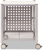 A Picture of product VRT-VF52004 Vertiflex™ Deskside Machine Stand,  Two-Shelf, 21 1/2w x 17 7/8d x 27h, Matte Gray