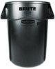 A Picture of product RCP-264360BK Rubbermaid® Commercial Vented Round Brute® Container,  Round, 44 gal, Black