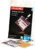 A Picture of product SWI-3745686 Swingline™ SelfSeal™ Self-Adhesive Laminating Pouches & Single-Sided Sheets,  8mil, 4 1/8 x 2 15/16, 10/Pack