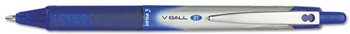 Pilot® VBall RT Liquid Ink Retractable Roller Ball Pen,  Blue Ink, .7mm