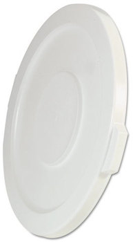 Rubbermaid® Commercial Round Brute® Lid,  for 32-Gallon Round Brute Containers, 22 1/4", dia., White