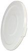 A Picture of product RCP-2631WHI Rubbermaid® Commercial Round Brute® Lid,  for 32-Gallon Round Brute Containers, 22 1/4", dia., White