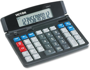 Victor® 1200-4 Business Desktop Calculator,  12-Digit LCD