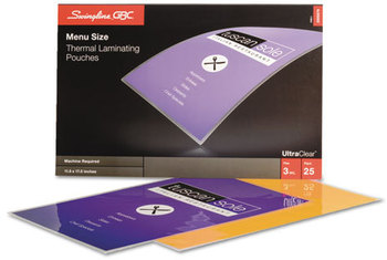 Swingline™ GBC® UltraClear™ Laminating Pouches,  3 mil, 11 1/2 x 17 1/2, 25/Pack