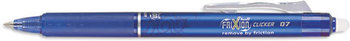 Pilot® FriXion Clicker Erasable Gel Ink Retractable Pen,  Blue Ink, .7mm