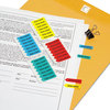 A Picture of product RTG-72020 Redi-Tag® Mini Arrow Page Flags,  "Sign Here", Blue/Mint/Red/Yellow, 126 Flags/Pack