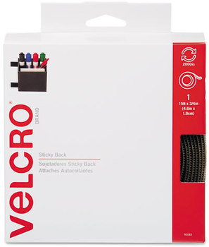Velcro® Sticky-Back® Hook & Loop Fasteners,  3/4 x 15 ft. Roll, Beige