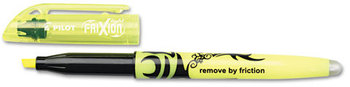 Pilot® FriXion Light Erasable Highlighter,  Yellow Ink, Chisel, Dozen