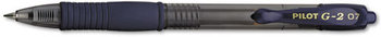 Pilot® G2 Premium Retractable Gel Ink Pen,  Navy Ink, .7mm, Dozen