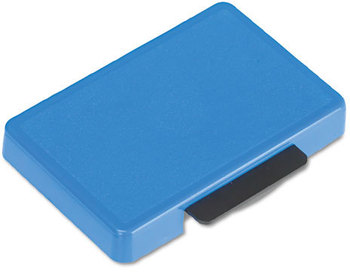 Identity Group Replacement Ink Pad for Trodat® Self-Inking Custom Dater,  1 1/8 x 2, Blue