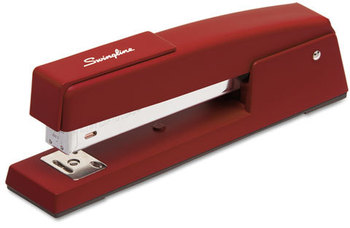 Swingline® 747® Classic Full Strip Stapler,  20-Sheet Capacity, Lipstick Red