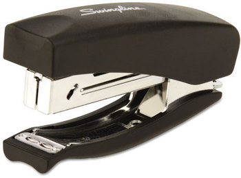 Swingline® Soft Grip Half Strip Hand Stapler,  20-Sheet Capacity, Black