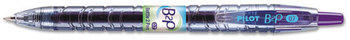 Pilot® B2P Bottle-2-Pen Recycled Retractable Gel Ink Pen,  Purple Ink, .7mm