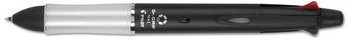 Pilot® Dr. Grip 4 + 1 Multi-Function Pen/Pencil,  4 Assorted Inks, Black Barrel