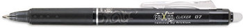 Pilot® FriXion Clicker Erasable Gel Ink Retractable Pen,  Black Ink, .7mm