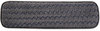 A Picture of product RCP-1863895 Rubbermaid® Commercial Pulse™ Executive Double-Sided Microfiber Flat Mop Head,  18", Dark Gray, 12/Pack