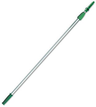 Unger® Opti-Loc Extension Pole, Two Sections. 8 ft./2.5 m. Green/Silver.