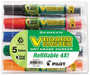 A Picture of product PIL-43917 Pilot® BeGreen® V Board Master Dry Erase Marker,  Assorted, Chisel, 5/Pack