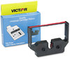 A Picture of product VCT-7011 Victor® 7011 Calculator Ribbon, Black/Red