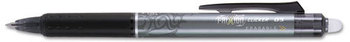 Pilot® FriXion Clicker Erasable Gel Ink Retractable Pen,  Black Ink, .5mm, Dozen