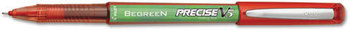 Pilot® Precise® V5 BeGreen® Roller Ball Stick Pen,  Red Ink, .5mm, Dozen